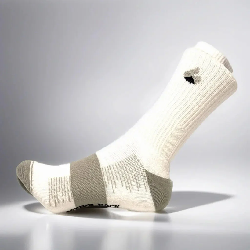Chaussettes de Tennis Crew Lite Blanc/Gris